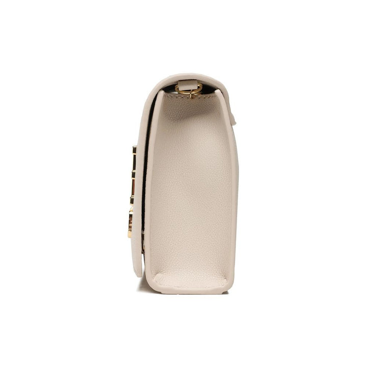 Love Moschino White Artificial Leather Crossbody Bag