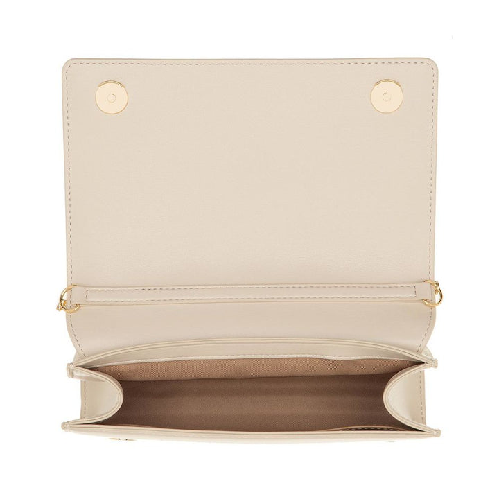 Love Moschino White Artificial Leather Crossbody Bag