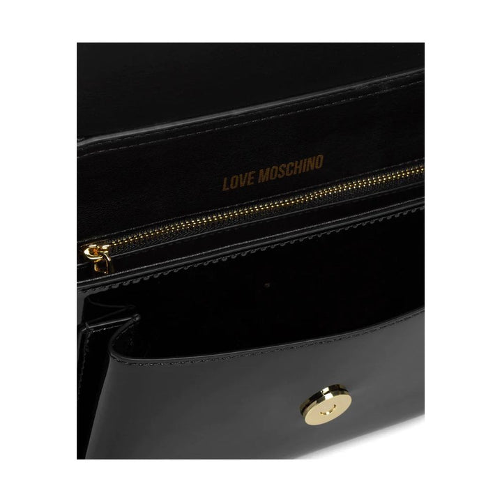 Love Moschino Black Artificial Leather Crossbody Bag