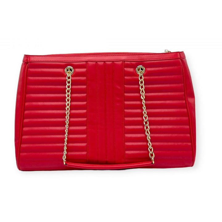 Love Moschino Red Artificial Leather Shoulder Bag