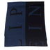 Philipp Plein Blue Wool Scarf