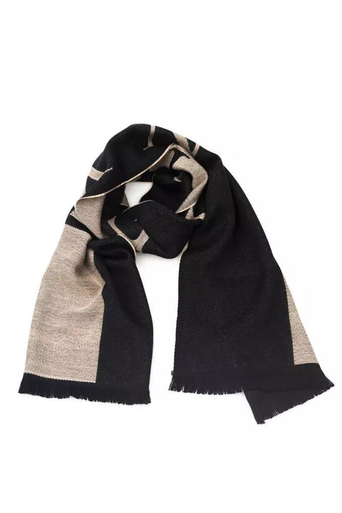 Philipp Plein Beige Wool Scarf