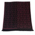 Philipp Plein Burgundy Wool Scarf