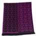 Philipp Plein Purple Wool Scarf