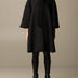 Love Moschino Love Moschino Black Wool Jackets & Women's Coat