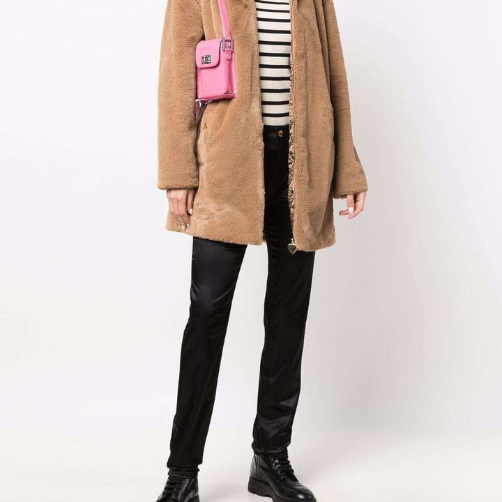 Love Moschino Beige Polyester Jackets & Coat