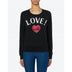 Love Moschino Black Cotton Sweater