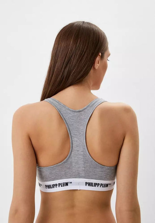 Philipp Plein Gray Cotton Underwear