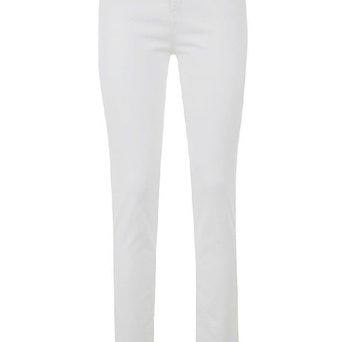 Love Moschino White Cotton Jeans & Pant
