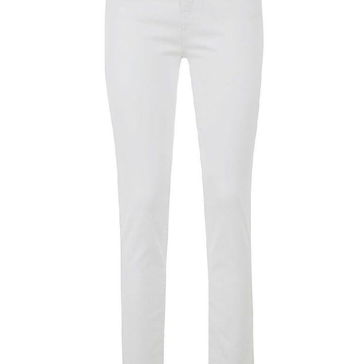 Love Moschino White Cotton Jeans & Pant