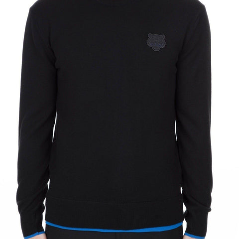 Kenzo Black Cotton Sweater