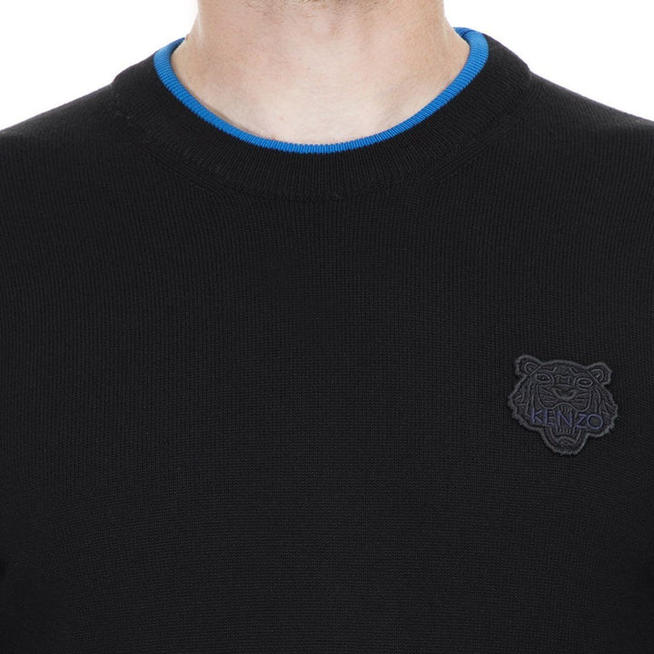 Kenzo Black Cotton Sweater