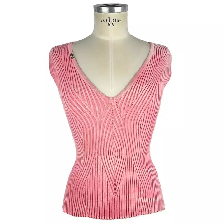 Elisabetta Franchi Pink Viscose Tops & T-Shirt