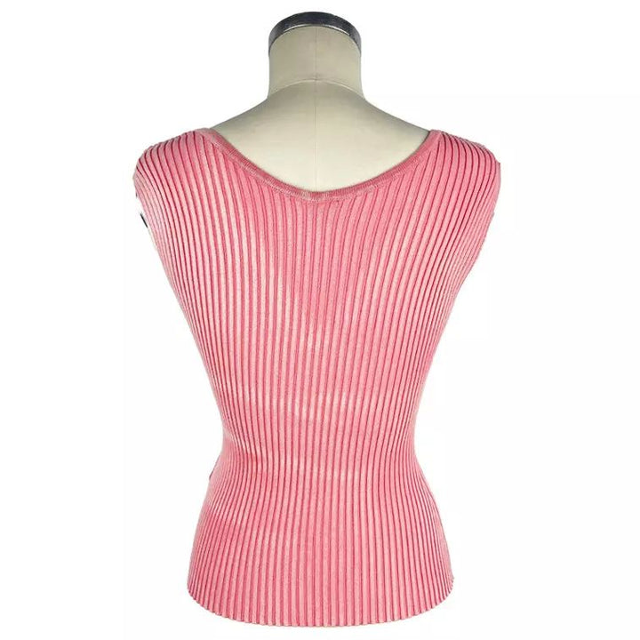 Elisabetta Franchi Pink Viscose Tops & T-Shirt