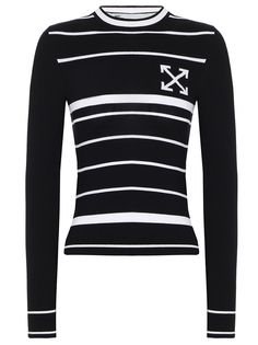 Off-White Black Viscose Sweater