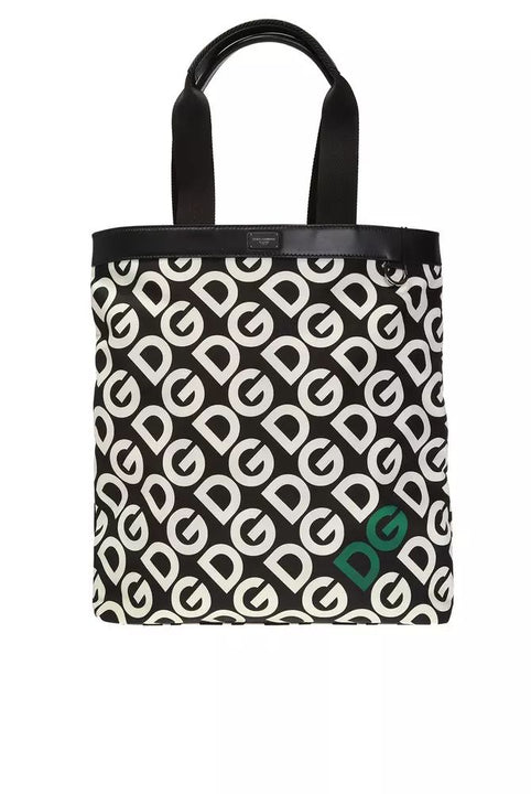 Dolce & Gabbana Black Nylon Tote Bag