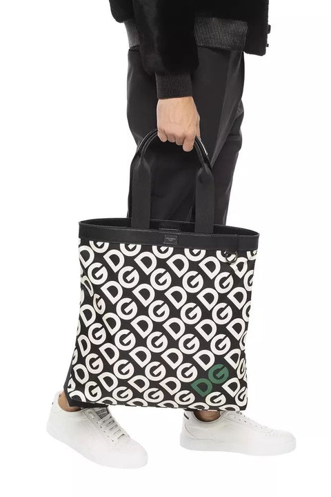 Dolce & Gabbana Black Nylon Tote Bag