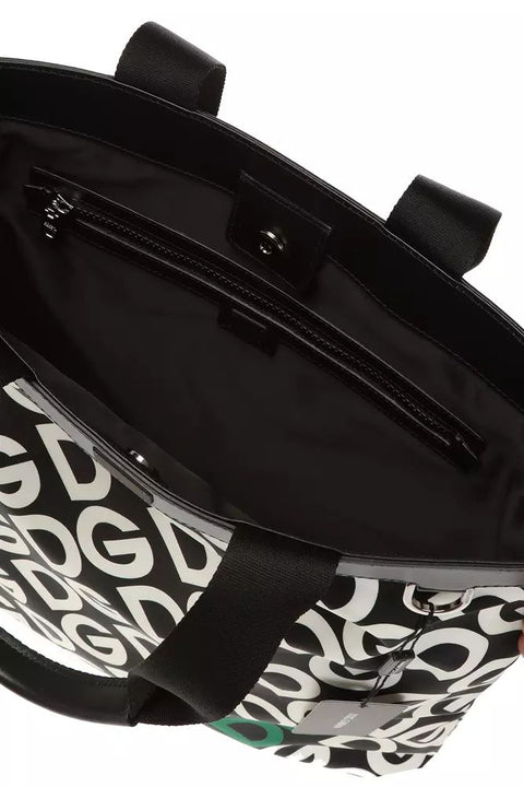 Dolce & Gabbana Black Nylon Tote Bag