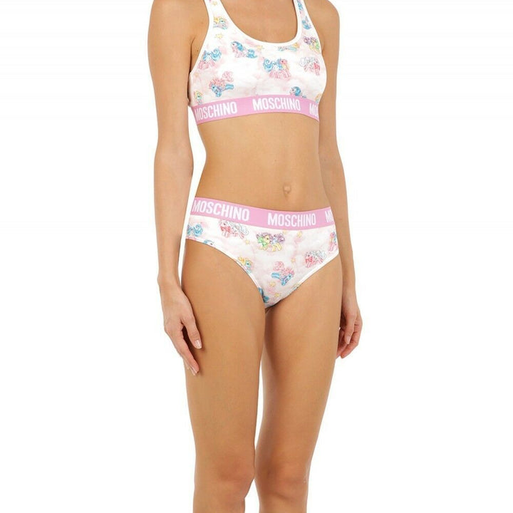 Moschino White Two-Piece Sleepwear My Little Pony Bikini