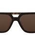 Dolce & Gabbana Brown Leopard Pattern Aviator Pilot Mens Sunglasses