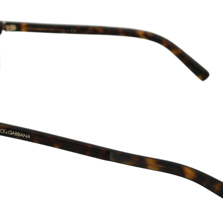 Dolce & Gabbana Brown Leopard Pattern Aviator Pilot Mens Sunglasses