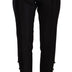 Dsquared² Black Wool High Waist Skinny Women Pants