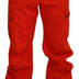 Dolce & Gabbana Red Cargo Men Trousers Cotton Pants