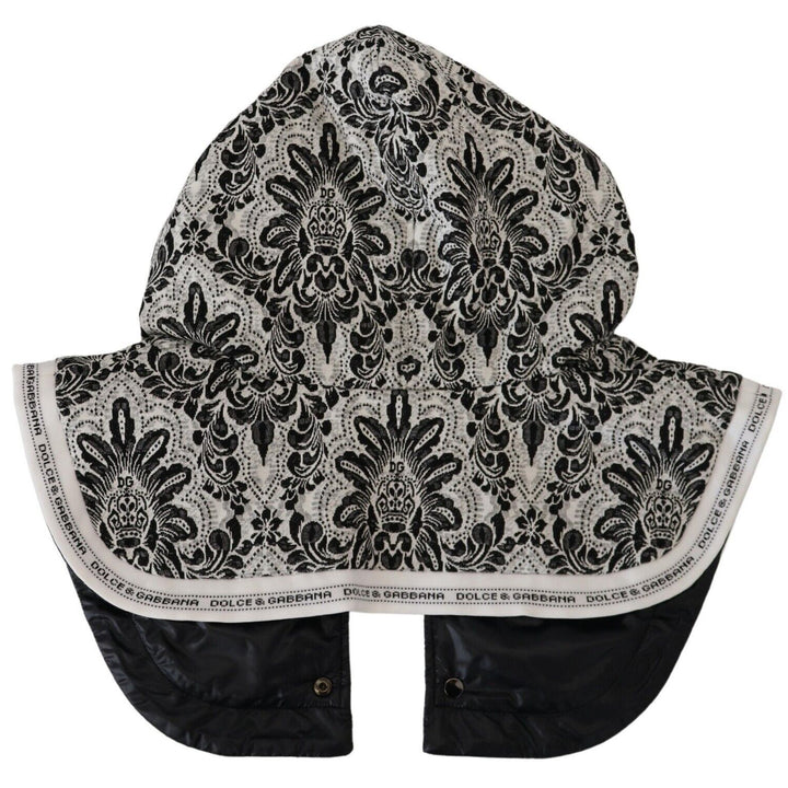 Dolce & Gabbana White Floral Whole Head Wrap One Size Cotton Hat