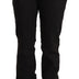 Just Cavalli Black Mid Waist Denim Cotton Skinny Jeans