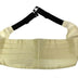 Dolce & Gabbana White Waist Silk Cummerbund Belt