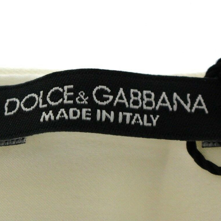 Dolce & Gabbana White Waist Silk Cummerbund Belt