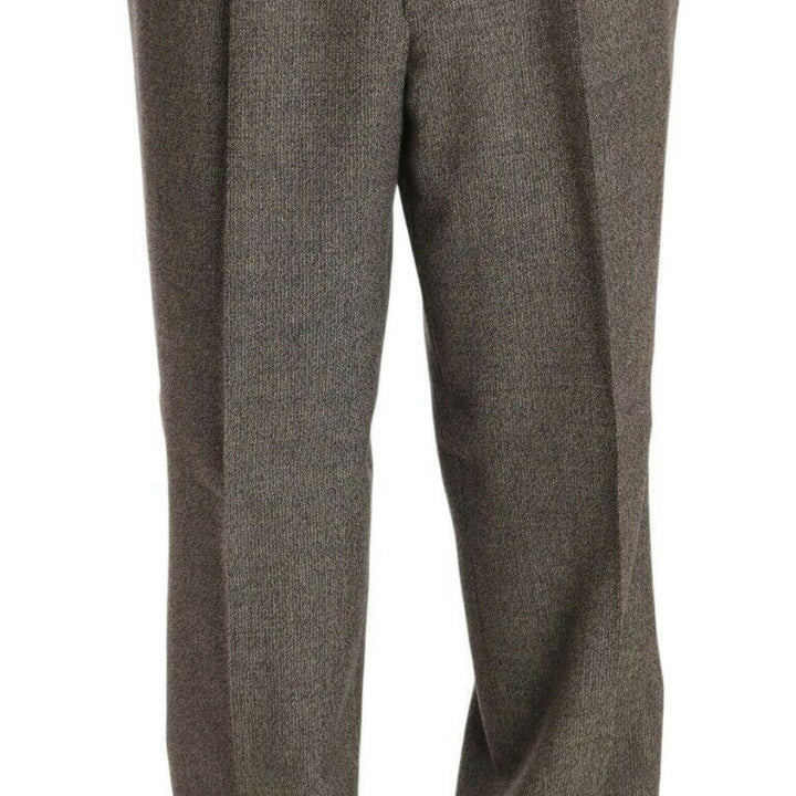 Fendi Brown Wool Regular Single  Breasted Suit