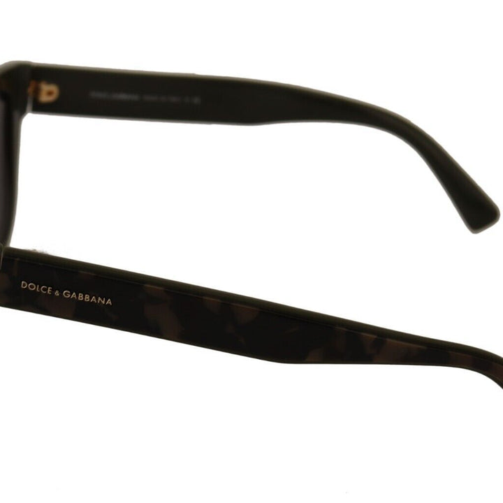 Dolce & Gabbana Brown Mirror Lens Plastic Full Rim Sunglasses