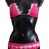 Valentino Pink Two Piece Swimwear Beachwear Swimsuit Bikini