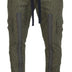 Dolce & Gabbana Green Striped Cargo Zipper Leg Men Trouser Pants