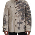 Dolce & Gabbana Beige Camouflage Cotton Long Sleeves Casual Shirt