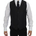 Dolce & Gabbana Gray Wool Silk Dress Vest Gilet Weste