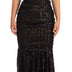 Dolce & Gabbana Black Sequined Open Shoulder Long Gown Dress