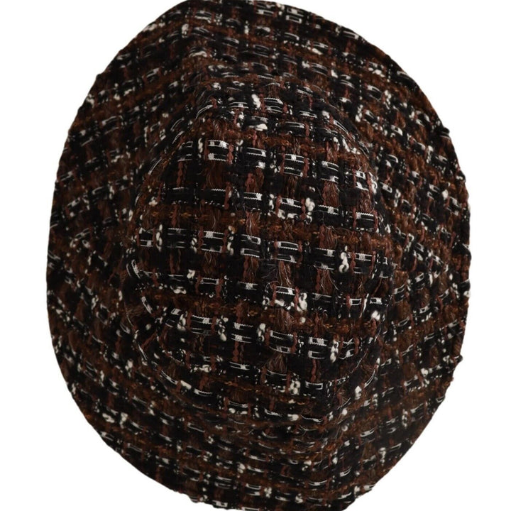 Dolce & Gabbana Multicolor Fabric Woven Wide Brim Bucket Hat