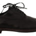 Dolce & Gabbana Black Leather Mens Lace Up Derby Shoes