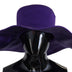 Dolce & Gabbana Purple Silk Stretch Top Hat