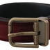 Dolce & Gabbana Brown Calf Leather Antique Metal Buckle Men