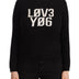 Valentino Black Long Sleeve Round Neck Pullover Sweater