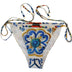 Dolce & Gabbana Multicolor Side Tie Bottom Swimwear Bikini