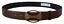 Dolce & Gabbana Brown Leather Gold Logo Metal Oval Belt