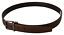 Dolce & Gabbana Bronze Leather Silver Tone Metal Buckle Men