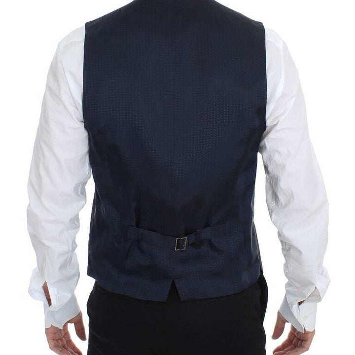 Dolce & Gabbana Gray Stretch Formal Dress Vest Gilet