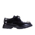 Alexander McQueen Studded Black Leather Derby Shoes