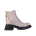 Alexander McQueen Grey Leather Chelsea Boots