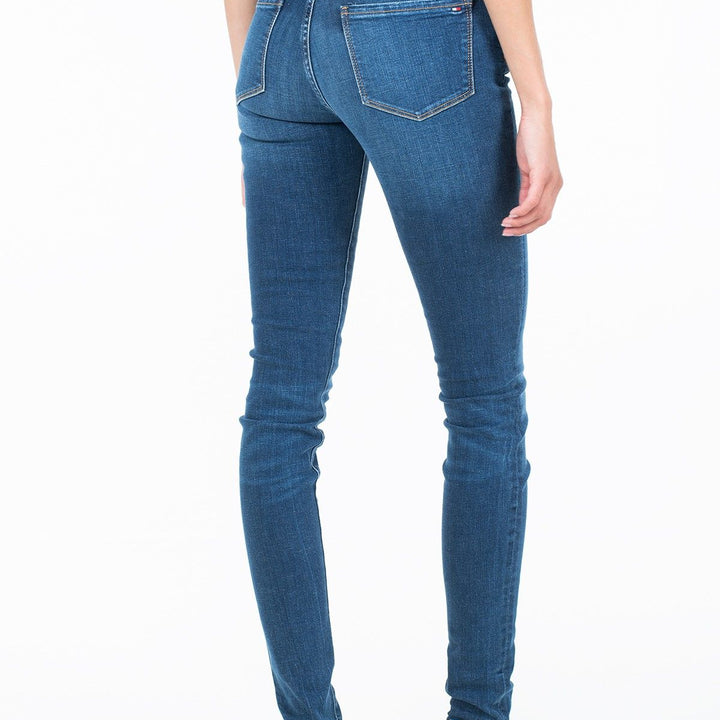 Tommy Hilfiger Blue Cotton Jeans & Pant